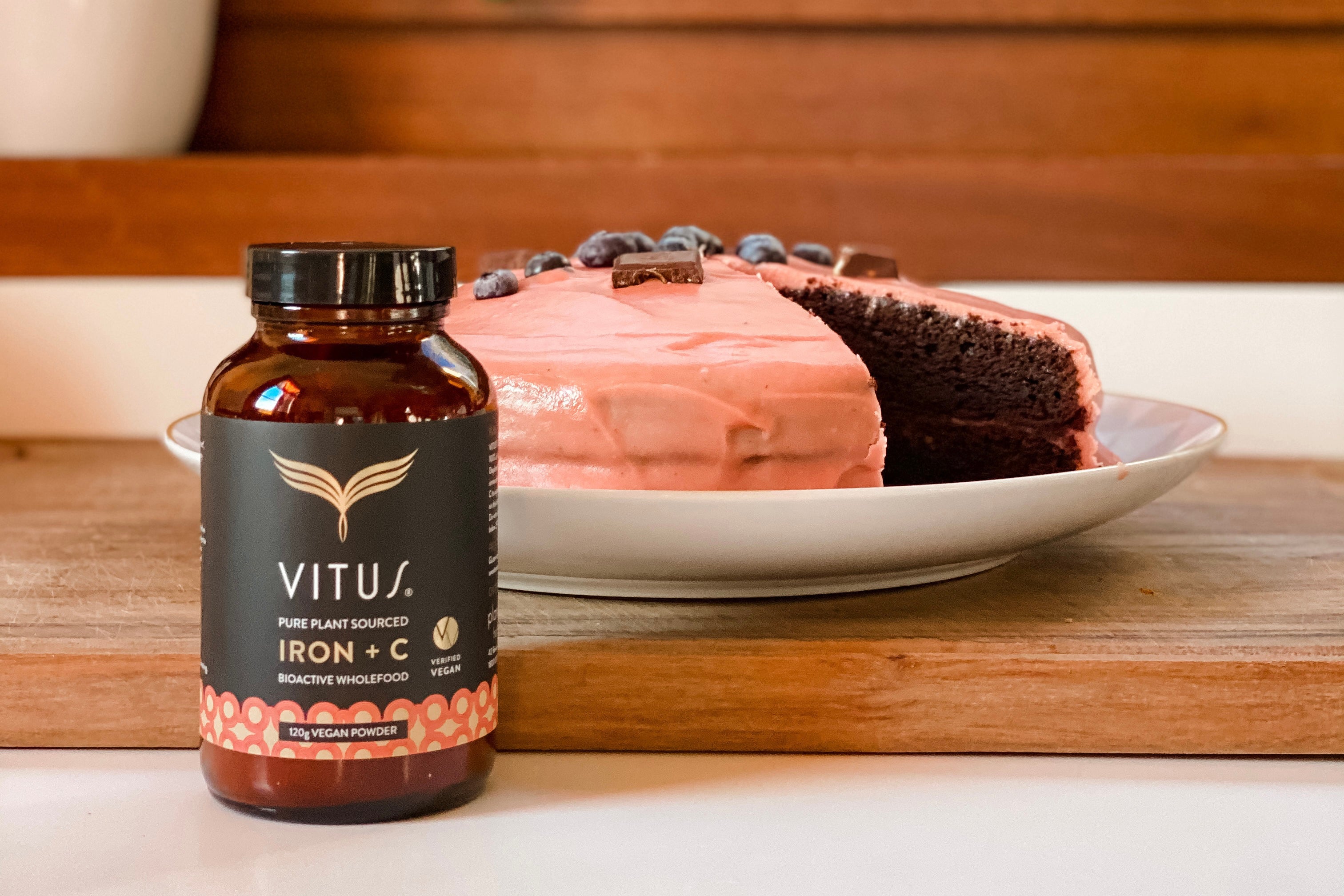 IRON + C Chocolate Cake